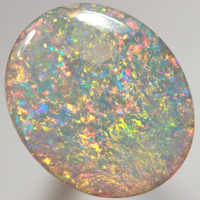 SOLID SEMI BLACK OPAL Top quality. Floral Harlequin pattern, very bright and sparkling multicolour. SEE VIDEO  